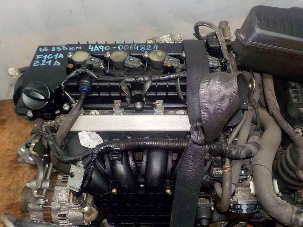 Двигатель Mitsubishi 4A90 - 0064824 CVT F1C1A FF Z21A 66 833 km коса+комп 2