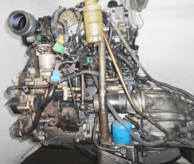 Двигатель Isuzu 4JX1-T - 674792 AT 30-40LE FR (99KR406353) 4WD Bighorn трос кикдауна коса+комп, неисправна форсунка 1