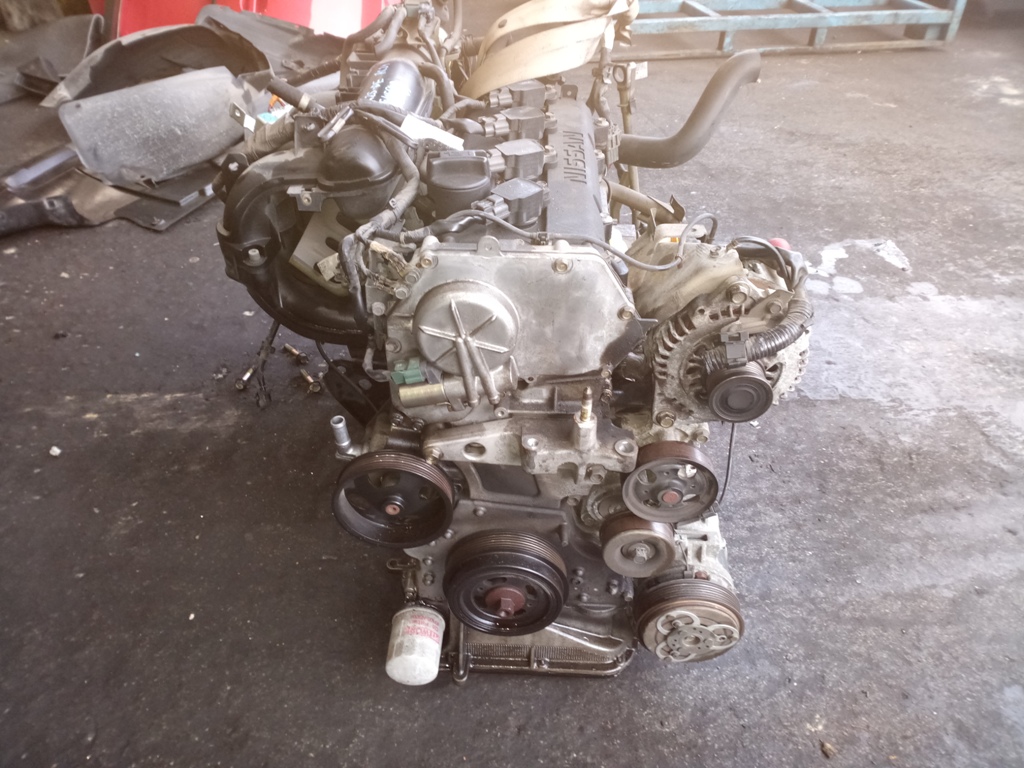 Двигатель Nissan QR25-DE - 056824A AT RE4F04B FF RC24 144 500 km коса+комп 3