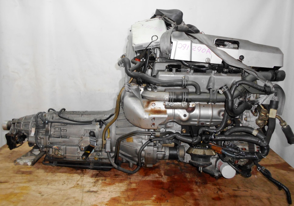 Двигатель Nissan VQ25-DE - 091290A AT RE4R01A FR MY33 110 000 km коса+комп 4