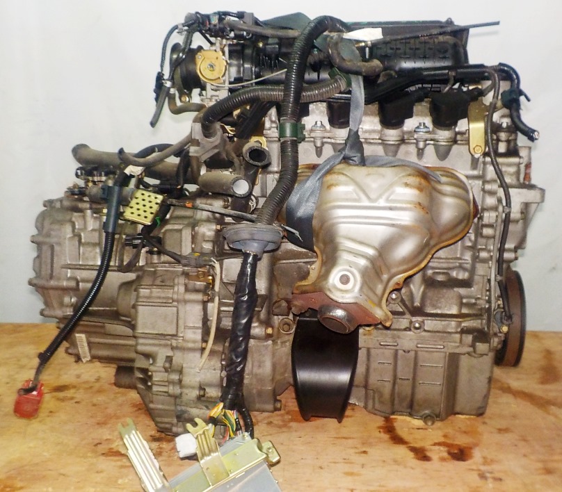 Двигатель Honda L13A - 1251733 CVT SWRA FF GD1 96 186 km коса+комп, неисправна КПП 4