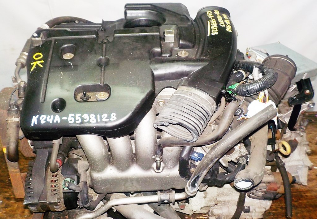 Двигатель Honda K24A - 5538128 AT MFKA FF RB1 коса+комп 2