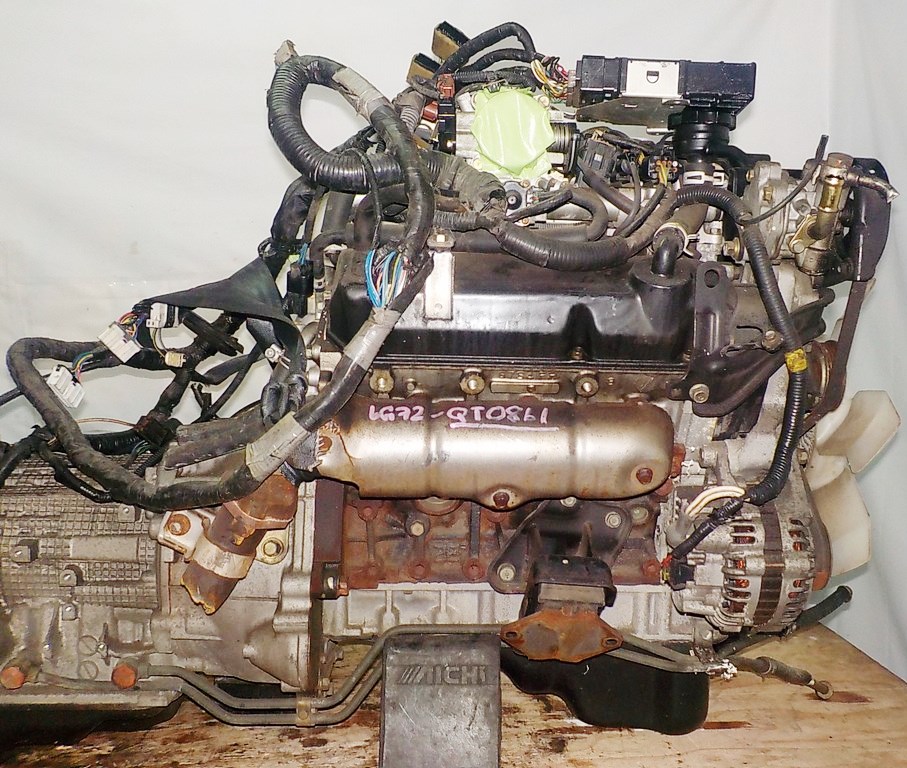Двигатель Mitsubishi 6G72 - QT0861 AT FR 4WD Delica катушка коса+комп 6