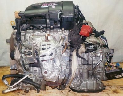 Двигатель Toyota 1KR-FE - 1410606 CVT FF KGC30 с щупом коса+комп 1