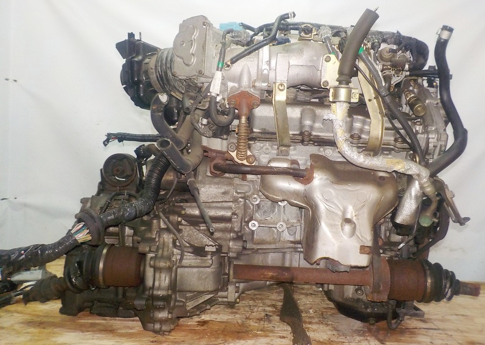 Двигатель Nissan VQ25-DD - 129899A AT RE4F04B FF A33 NEO без датчика скорости коса+комп 7