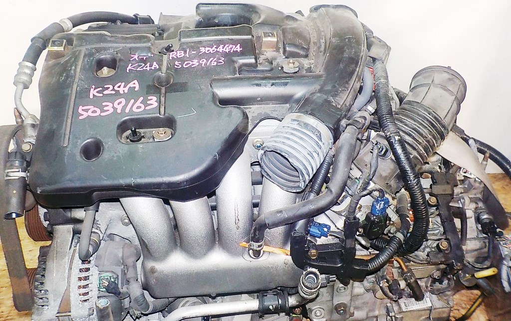 Двигатель Honda K24A - 5039163 AT MFHA FF RB1 коса+комп 2